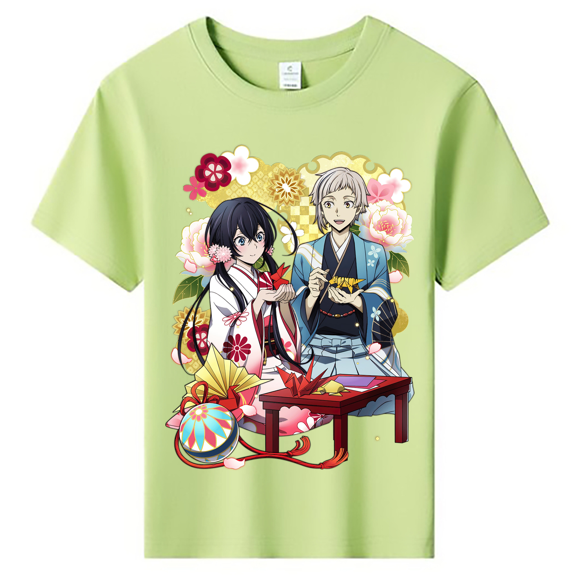 （画像用） 文豪ストレイドッグス Bungo Stray Dogs 綿100％キッズTシャツ（フロントプリント）